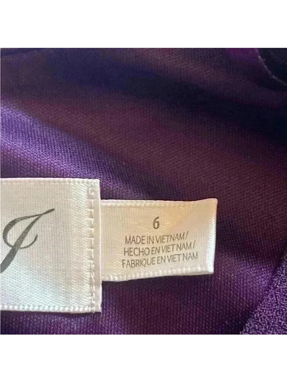-
Eliza J
Eliza J Purple Fit & Flare Pleated Cocktail Dress Cap Sleeves size 6 - Picture 11 of 12